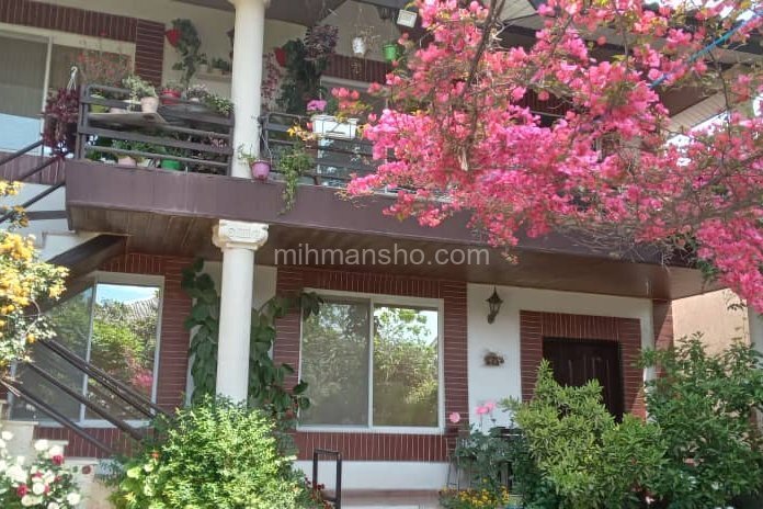 واحد مبله دوخواب طبقه همکف ویلا در نوشهر