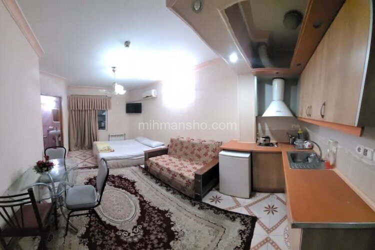 واحد تکخواب 4 نفره هتل آپارتمان در مشهد