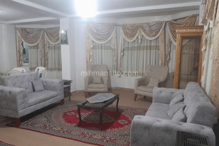 واحد دوخواب مبله کاظمی در طبقه اول ویلا کلاردشت