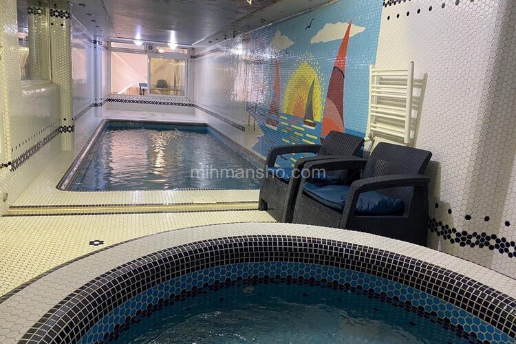 ویلا دوبلکس استخردار چوبی ویو دریا در سرخرود