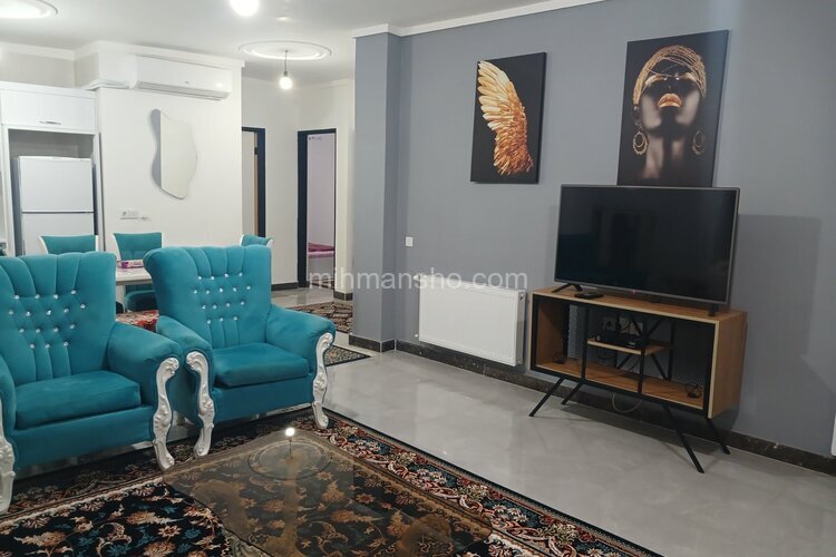 آپارتمان مبله دو خواب 5 در نمک آبرود