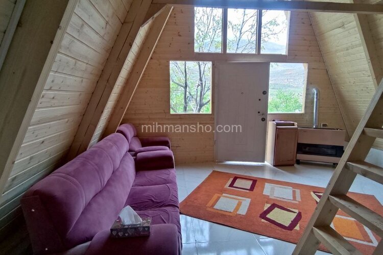 کلبه سوئیسی دوبلکس تک خواب ارغوان در لردگان