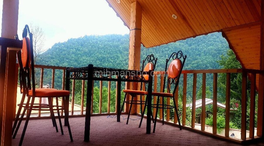 ویلا چوبی در روستای خوروم ماسال