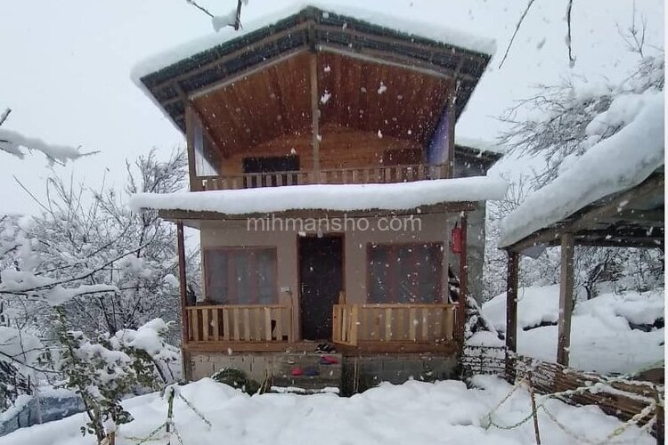 ویلا دوبلکس عمارت چوبی تکخواب در بابل