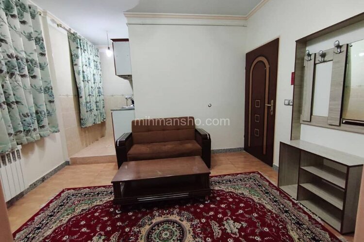 واحد تکخواب 2 نفره نگین در هتل آپارتمان سرعین