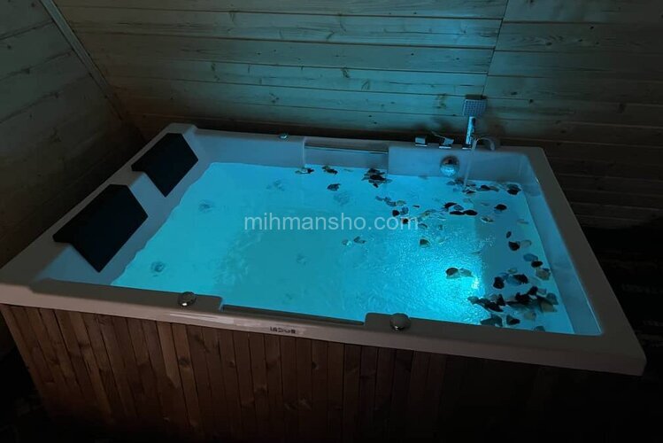 کلبه سوئیسی جنگلی جکوزی دار دوخواب شالما 1 در ماسال