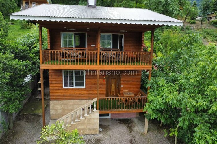 کلبه چوبی دوبلکس دوخواب در ماسال