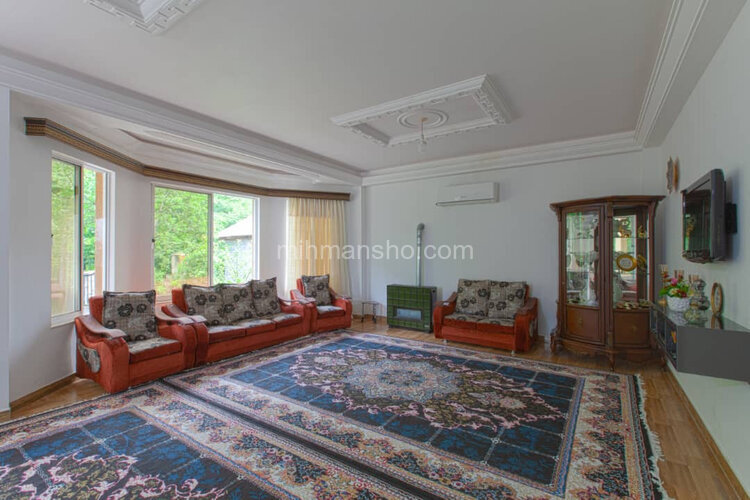 باغ ویلا جنگلی دوخواب مبله در اسالم