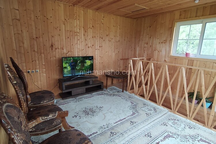 کلبه چوبی دنج دو خواب مبله در ماسال