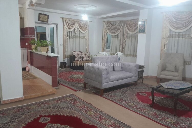 واحد دوخواب مبله کاظمی در طبقه اول ویلا کلاردشت