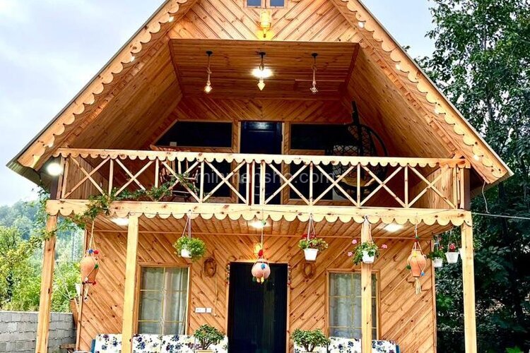 کلبه دوبلکس چوبی دوخواب در اسالم