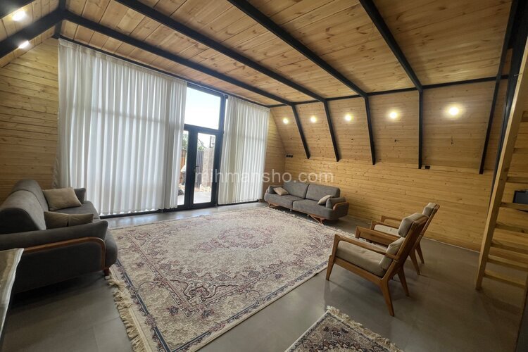 کلبه سوئیسی دوبلکس مبله تکخواب در رشت