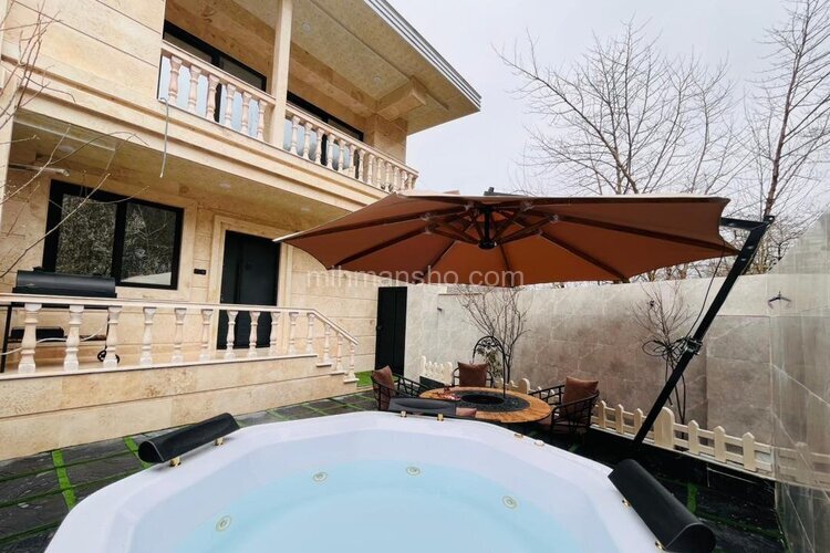 ویلا دوبلکس مبله دوخواب جکوزی دار در شفت