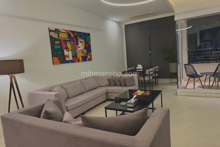 برج مبله دوخواب مدرن دریاچه در چیتگر