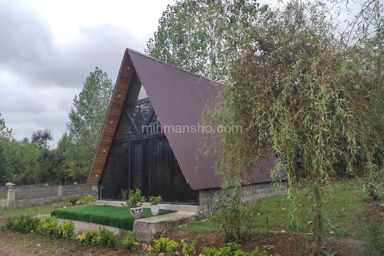 کلبه سوئیسی دوبلکس مبله تکخواب ماهسو در سیاهکل