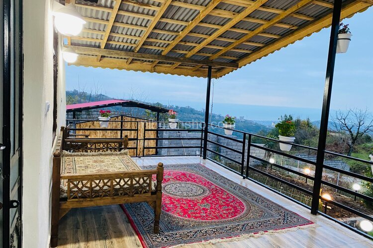 ویلا دوخواب مبله جنگلی در رامسر