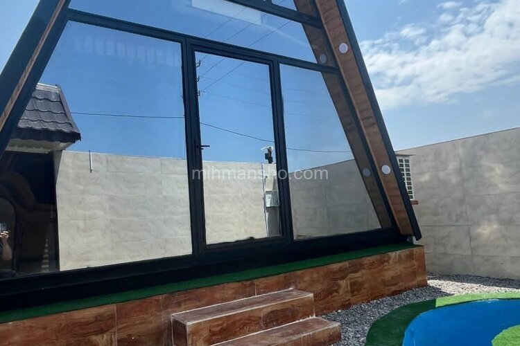 کلبه سوئیسی دوبلکس تکخواب جکوزی دار در بابلسر