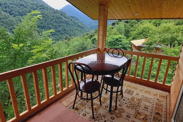 کلبه دوبلکس دو خواب جنگلی در ماسال