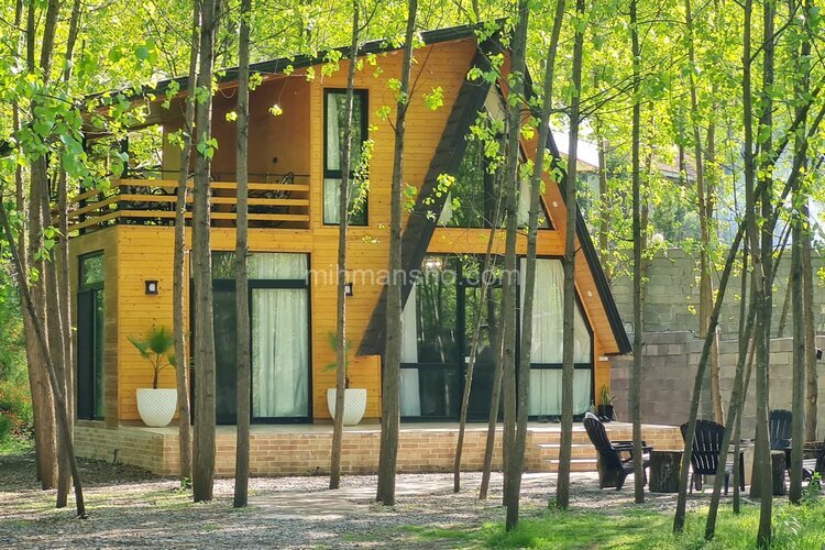 کلبه دوبلکس دو خواب توسکا در ماسال | عکس اصلی 