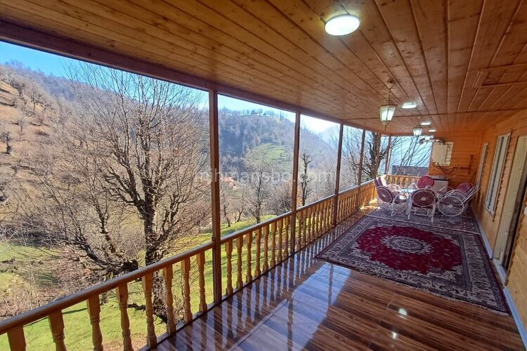 کلبه چوبی مبله چهارخواب کاظمی در ماسال