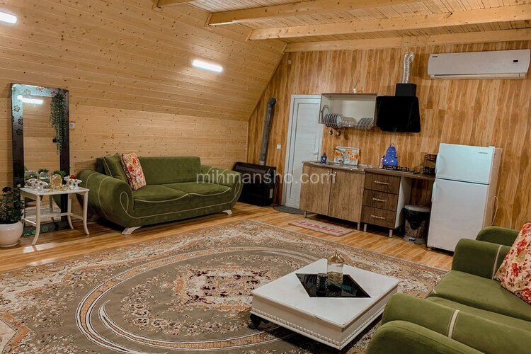 کلبه سوئیسی تکخواب جنگلی دریاچه 2 در شیرگاه