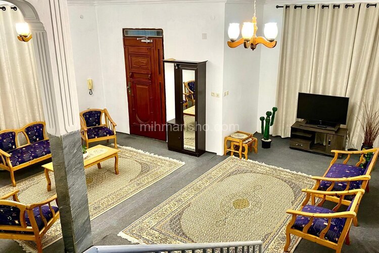 واحد دوبلکس مبله دوخواب در طبقه اول ویلا در قائم شهر