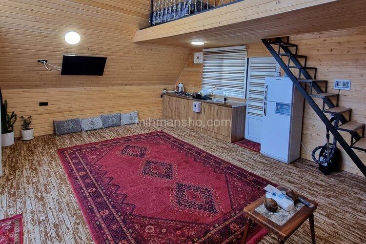 کلبه سوئیسی دوبلکس تکخواب  صفا در رستمکلا