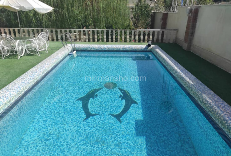 خانه ویلایی تکخواب استخردار آبگرم در کردان