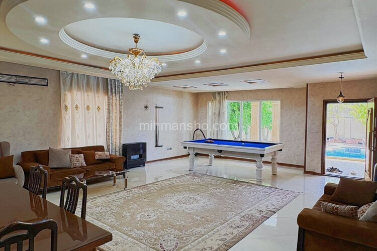 ویلا دوخواب استخردار گل یخ در ساوجبلاغ