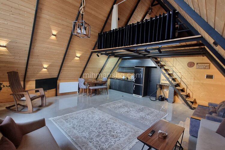 کلبه سوئیسی جکوزی دار تک خواب در ماسال