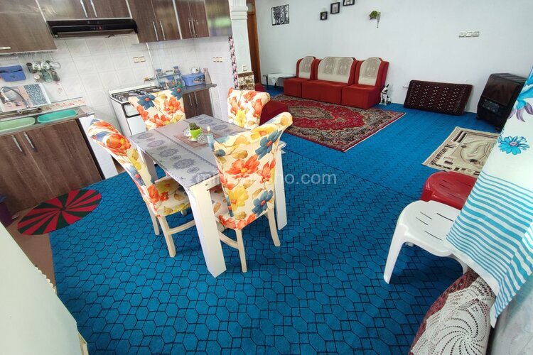 واحد تکخواب مبله در طبقه همکف ویلا جنگلی رحیم آباد