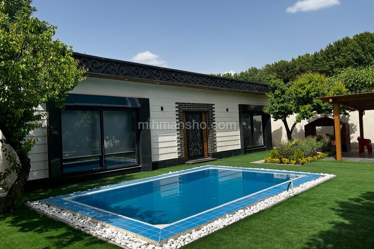 باغ ویلا مدرن تکخواب استخرآبگرم در شهریار
