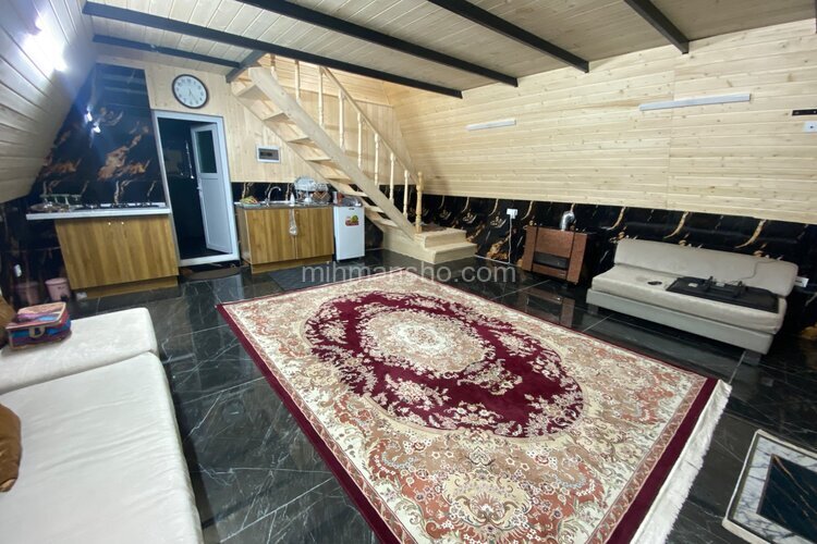 کلبه سوئیسی مبله دوبلکس تک خواب در بابل