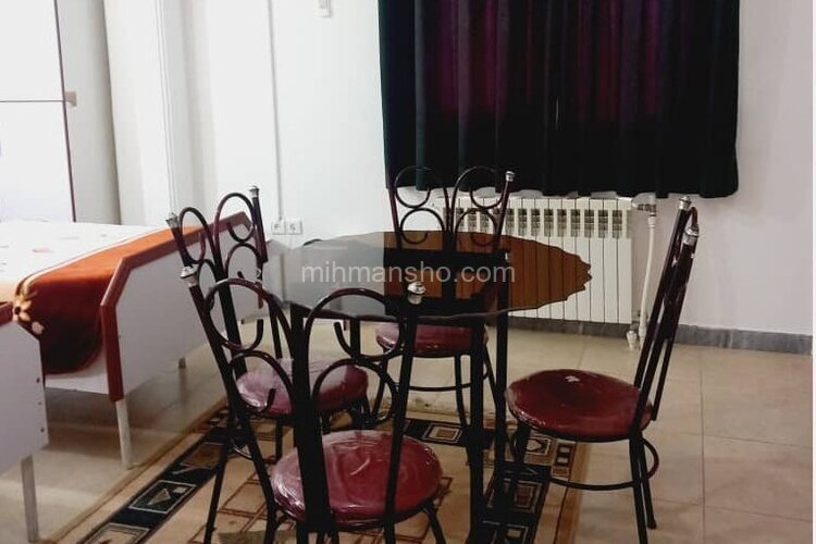 واحد تکخواب مبله 404 در هتل آپارتمان چالوس