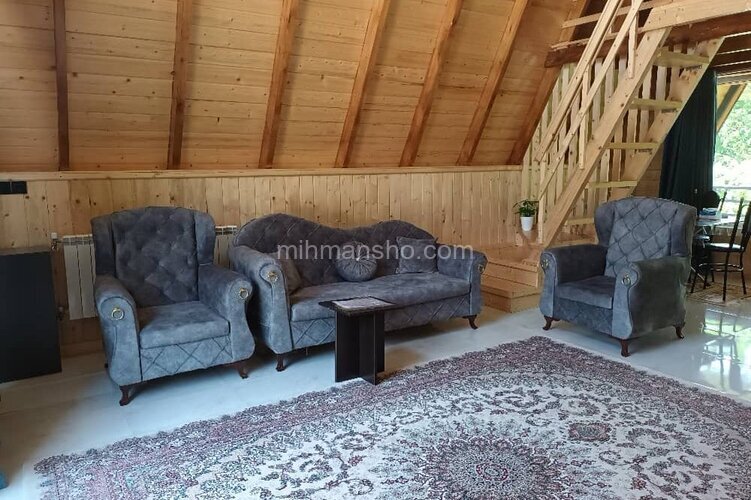 کلبه سوئیسی مبله تکخواب آرتیا در رامسر