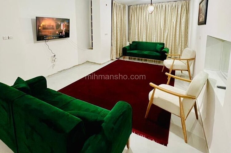 آپارتمان مبله دوخواب طبقه همکف در شیراز