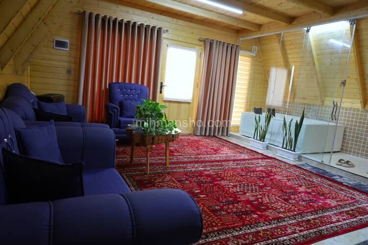 کلبه سوئیسی دوبلکس تکخواب جکوزی دار 2 در بابل