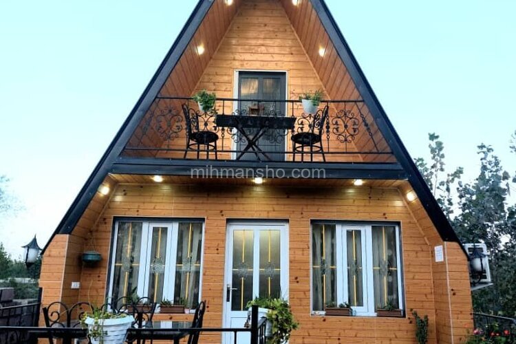 کلبه سوئیسی دوبلکس دو خواب با جکوزی در بندرانزلی