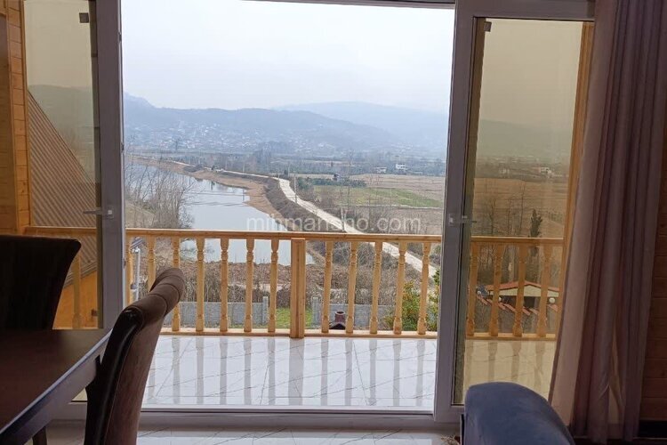 کلبه چوبی مبله تکخواب آوای نجیب در شیرگاه