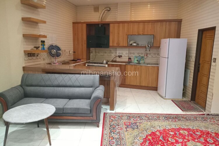 ویلا استخردار تکخواب مبله در باغ بهادران