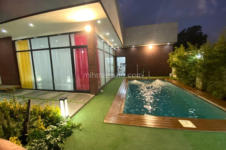 ویلا استخردار سرپوشیده آبگرم  دوخواب ملیسا در کردان