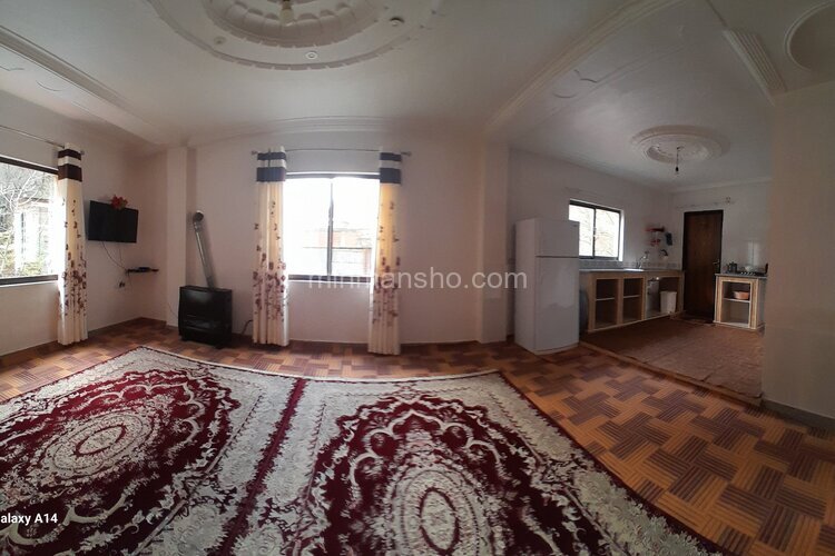 واحد دوخواب در طبقه دوم ویلا چوبی اسالم