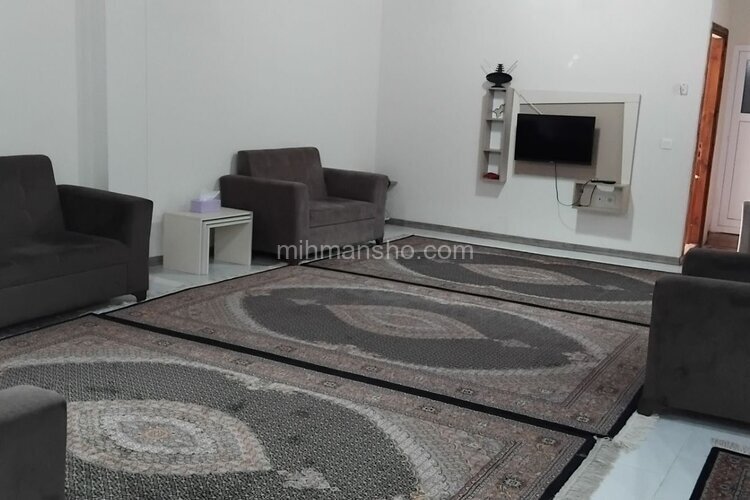 واحد مبله دو خواب در هتل آپارتمان زیباکنار