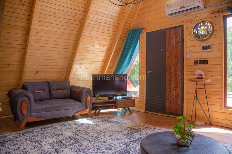 کلبه جنگلی دوبلکس تکخواب هاوین در چابکسر