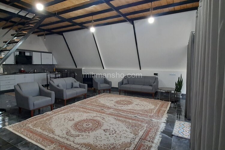 کلبه سوئیسی دوبلکس دوخواب در ماسال