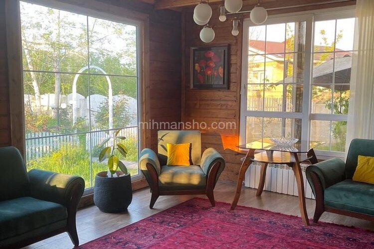 کلبه چوبی دوخواب آرامش در شاندرمن ماسال