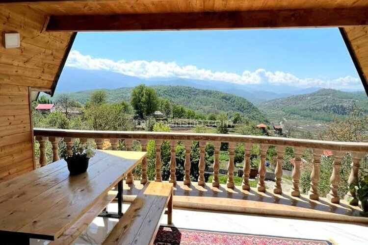 کلبه چوبی تریپلکس دوخواب در سوادکوه