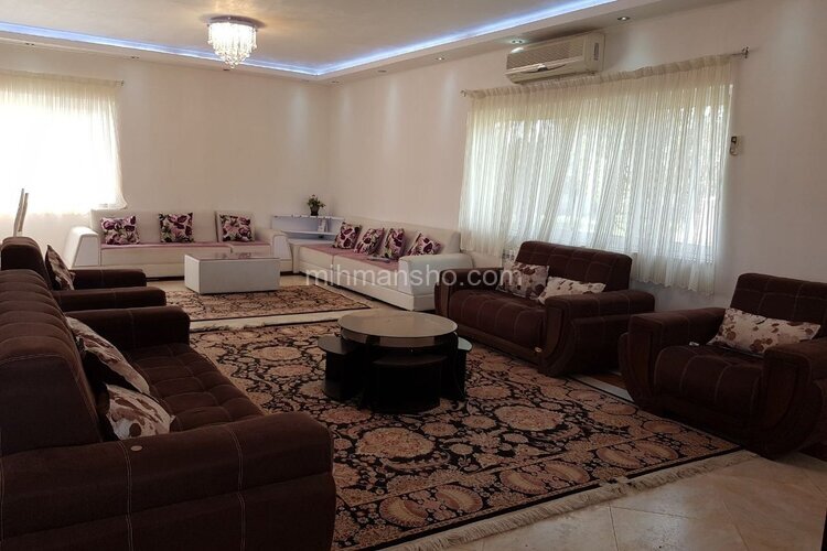 ویلا مبله سه خواب باغ فیاض در زیباکنار