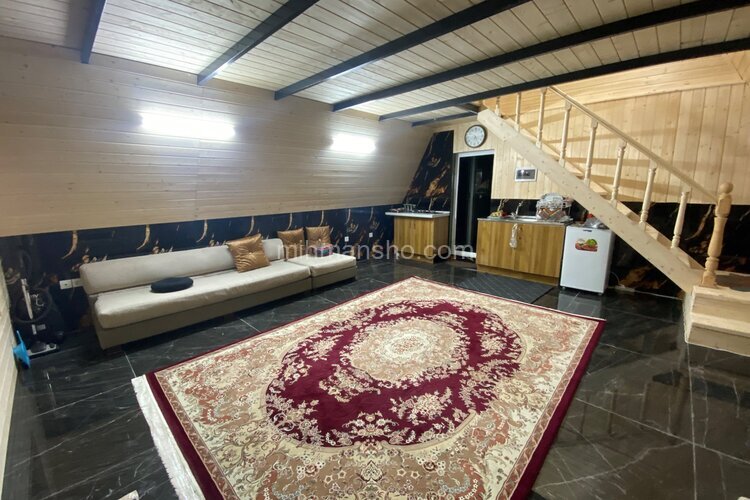 کلبه سوئیسی مبله دوبلکس تک خواب در بابل