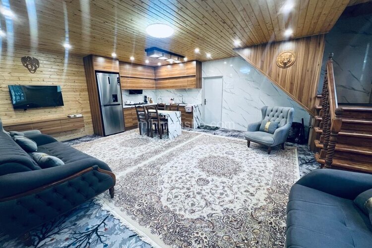 کلبه چوبی دوبلکس دوخواب در ماسال